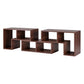 Mirelle Modular TV Stand 3 Piece Entertainment Unit Adjustable Bookcase Shelf - Walnut