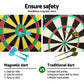 16" Magnetic Dart Board Set Dartboard Kid Adult Party Game Gift Toy