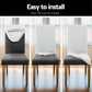 Set of 4 Dining Chair Covers Slipcovers Spandex Stretch Banquet Wedding White