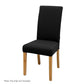 Set of 6 Dining Chair Covers Slipcovers Spandex Stretch Banquet Wedding Black