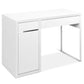 Metal Desk With Storage Cabinets - White
