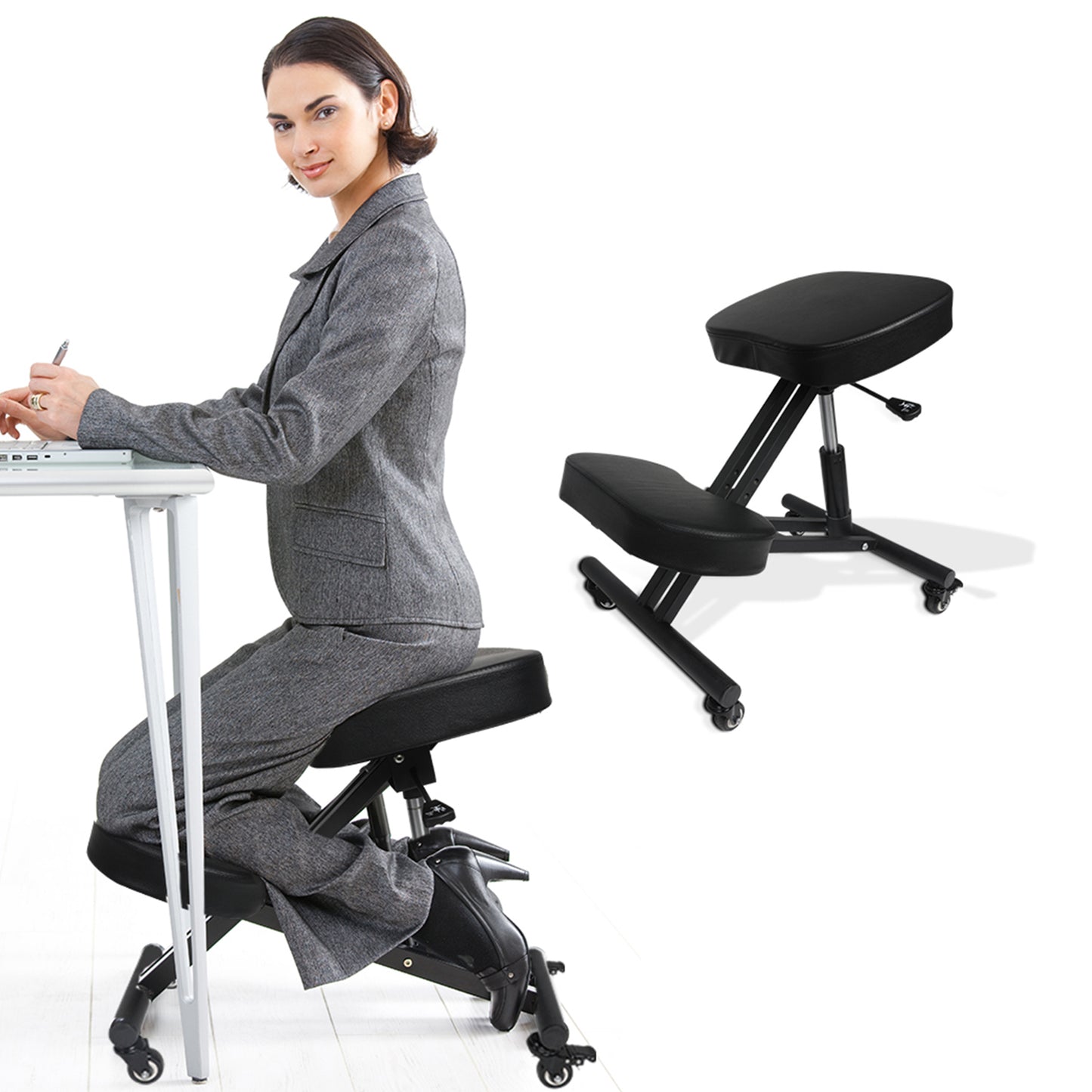Levede Kneeling Chair Computer Ergonomic Black