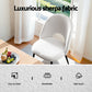 Maisie Set of 2 Dining Chair Boucle Sherpa - White