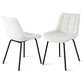 Sidony Set of 2 Dining Chairs Velvet Tufted Kitchen Lounge Cafe Accent Chair - Beige