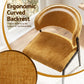 Keira Set of 6 Linen Fabric Soft Upholstered Chairs - Mustard