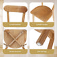 Morwen Set of 4 Dining Chairs Wooden Kitchen Accent Chair Cafe Lounge Rubber Wood - Natural