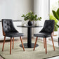 Gillian Set of 2 Dining Chairs PU - Black