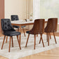 Gillian Set of 4 Dining Chairs PU - Black