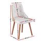 Gillian Set of 4 Dining Chairs White PU - White