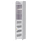 Set of 2 Bathroom Cabinet Toilet Roll Holder 76cm