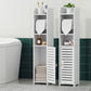 Set of 2 Bathroom Cabinet Toilet Roll Holder 76cm