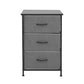 Artiss Set of 2 Chest of 3 Drawers Storage Dresser Tallboy Grey