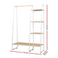Wardrobe Clothes Rack Airer Coat Stand 150cm