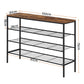 Artiss Shoe Rack 4 tier Storage Organiser Walnut