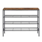 Artiss Shoe Rack 4 tier Storage Organiser Walnut