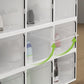 Set of 12 Shoe Box Storage Case Stackable Plastic Shoe Cabinet Cube - White