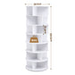 Artiss 7 Tier 360° Rotating Shoe Rack Storage Display Shelf White