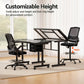 Artiss Drawing Table with Ergonomic Office Chair Drafting Table