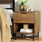 Melrose King Bedroom Suite 5 Piece 1x King Mattress, 1x King Metal Bed Frame, 2x Oak Bedside Tables and 1x Oak Tallboy