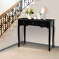 Hallway Console Table Hall Side Dressing Entry Display 3 Drawers Black