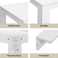 5-Piece Edmea White Wood Dining Table & Chair Set