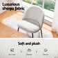 5-Piece Rocco White Dining Table & Chair Set Sherpa