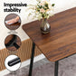 5-Piece Nando Dining Table & Chair Set Bench Kitchen Furniture Rustic