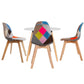 5-Piece Sivia White Dining Table & Chair Set DSW