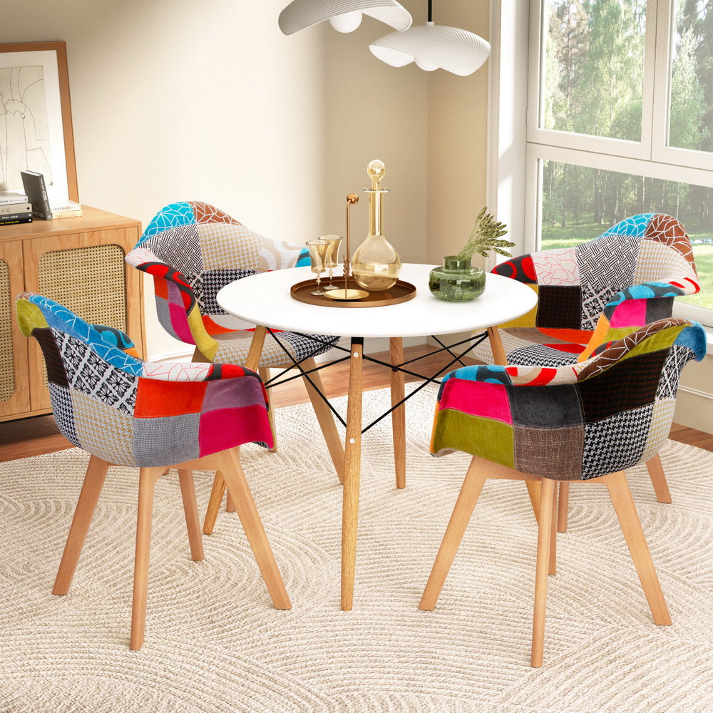 5-Piece Devin Dining Table & Chair Set DSW - White