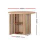 5-Piece Olivo Natural Dining Table & Chair Set Timber