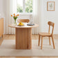 5-Piece Olivo Natural Dining Table & Chair Set Timber