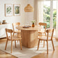 5-Piece Olivo Natural Dining Table & Chair Set Timber