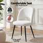 5-Piece Elpid White Dining Table & Chair Set Kitchen Furniture Marble