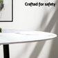 5-Piece Mirko Grey Dining Table & Chair Set Marble