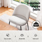 5-Piece Mirko White Dining Table & Chair Set Marble