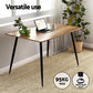 5-Piece Ombra Dining Table & Chair Set Rectangle Metal