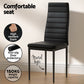 5-Piece Ombra Dining Table & Chair Set Rectangle Metal