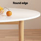 5-Piece Orfeo White Wood Dining Table & Chair Set
