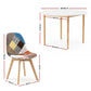 5-Piece Zefir White Dining Table & Chair Set Eiffel Chairs