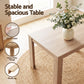 3-Piece Titoo Oak Dining Table & Chair Set 120cm Wooden