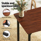 4-Piece Gilda Walnut Dining Table & Chair Set Storage Bench Kitchen Furniture