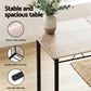 5-Piece Fiama Oak Dining Table & Chair Set Compact Kitchen Furniture Modern