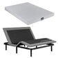 Shale Bed & Mattress Package with 15cm Mattress Memory Foam Electric Bed Base Zero Gravity - Black & Charcoal King