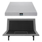Shale Bed & Mattress Package with 15cm Mattress Memory Foam Electric Bed Base Zero Gravity - Black & Charcoal King