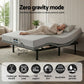 Shale Bed & Mattress Package with 15cm Mattress Memory Foam Electric Bed Base Zero Gravity - Black & Charcoal King