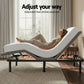 Shale Bed & Mattress Package with 20cm Mattress Mattress Adjustable Bed Base - Black King