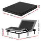 Shale Bed & Mattress Package with 18cm Mattress Mattress Adjustable Bed Base - Black Double