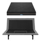 Shale Bed & Mattress Package with 18cm Mattress Mattress Adjustable Bed Base - Black King