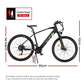 Everfit 27.5 Inch Electric Bike Mountain Bicycle eBike Battery 21 Speed