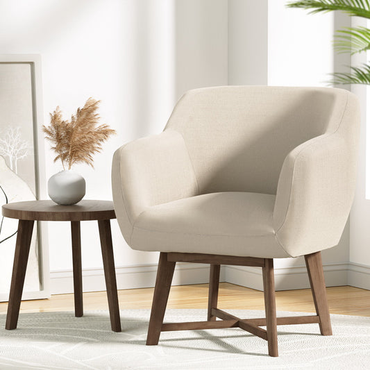 Aston Armchair Tub Chair - Beige